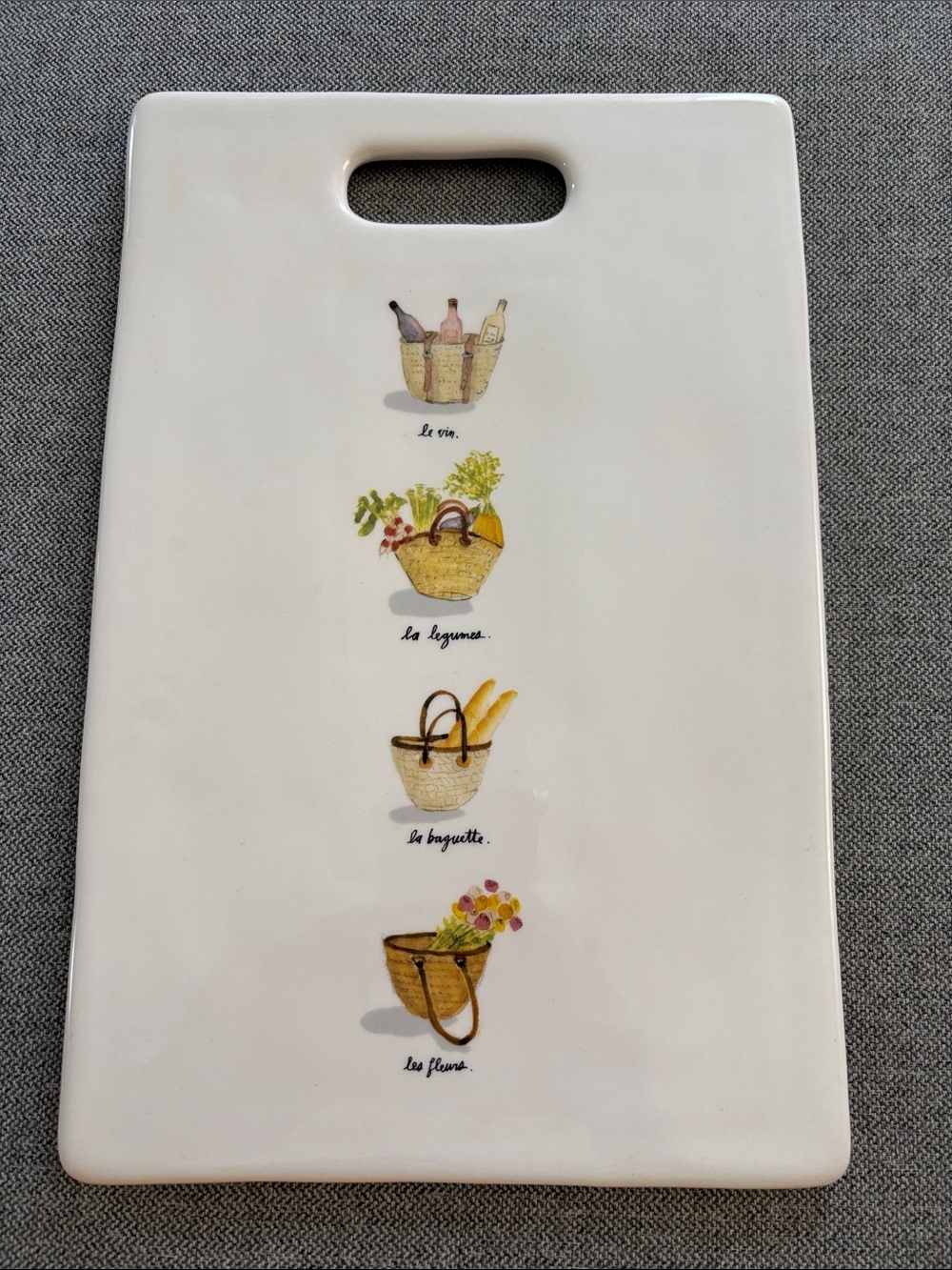 Rae Dunn Artisan Collection ceramic charcuterie board